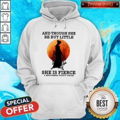 And Though She Be But Little She Is Fierce A Midsummer Night’s Dream Moon Hoodiea