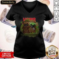 Baby Groot And Baby Yoda Face Mask Star Wars Darth Vader VOns Together We Can Beat Covid 19 V- neck