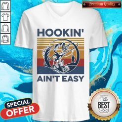Funny Hookin’ Ain’t Easy Vintage V- neck