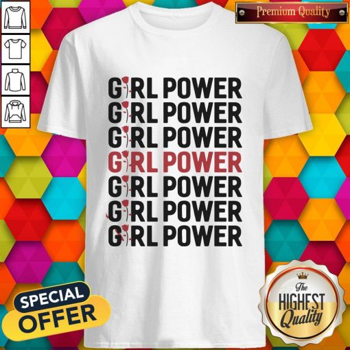 Girl Power Red Black Shirt