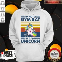 I’m Not A Gym Rt I’m A Gym Unicorn Vintage Hoodiea
