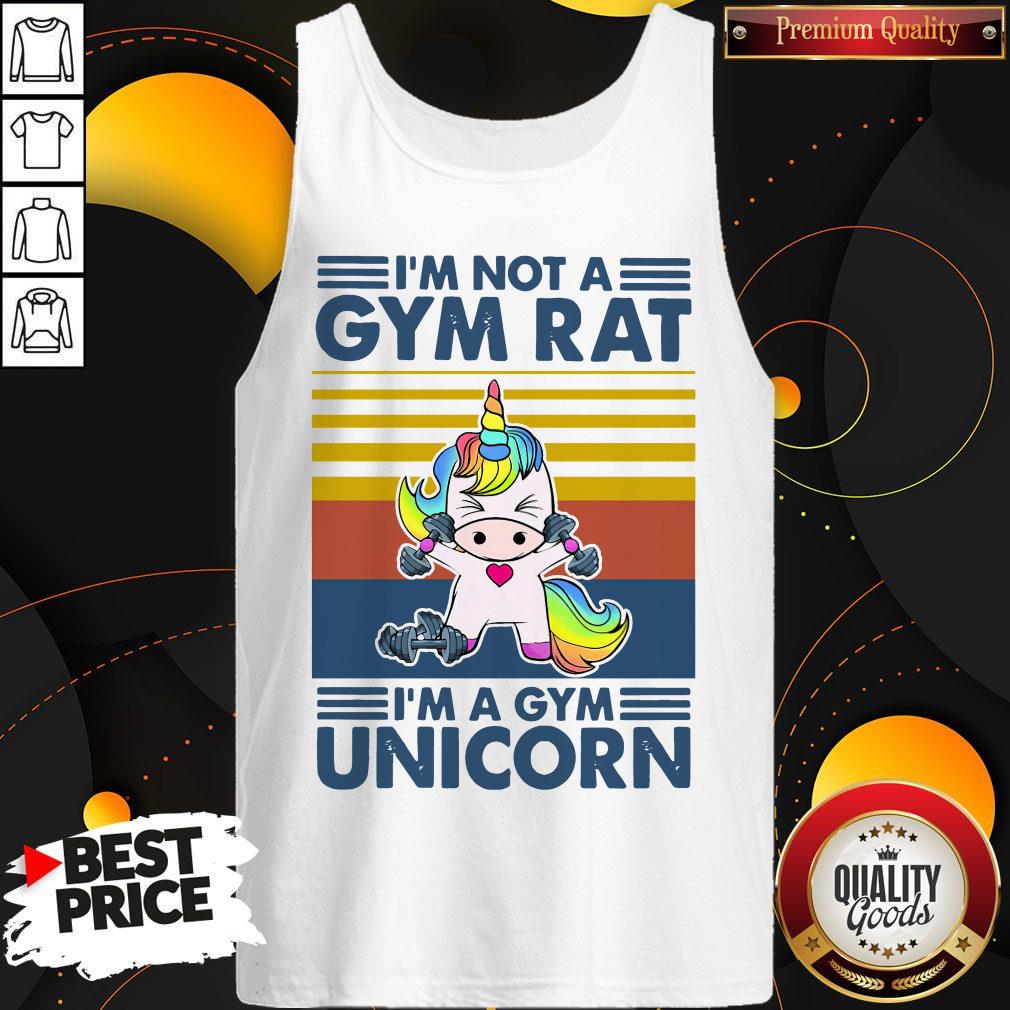 I’m Not A Gym Rt I’m A Gym Unicorn Vintage Tank Top
