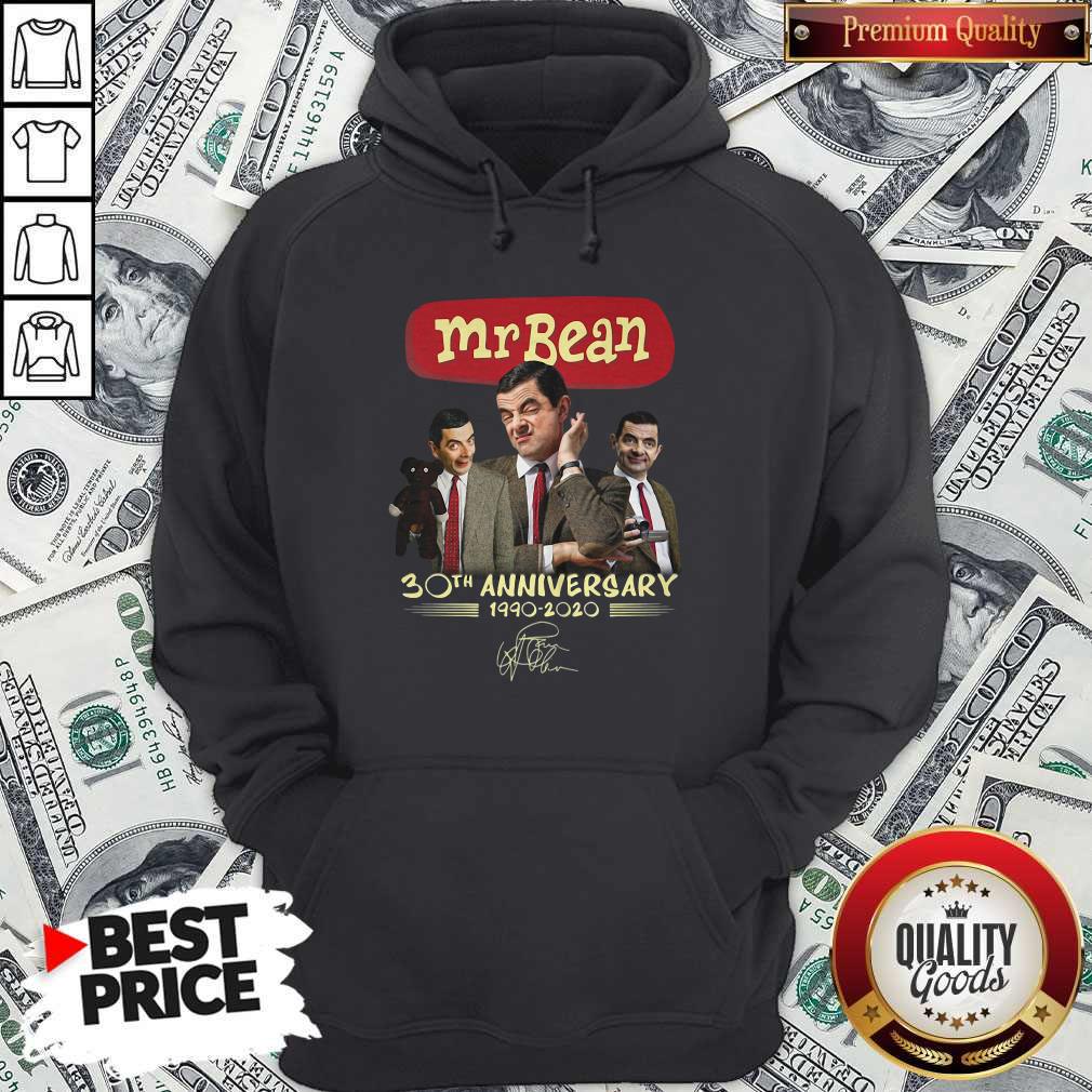 Mr Bean 30th Anniversary 1990 2020 Signature    Hoodiea