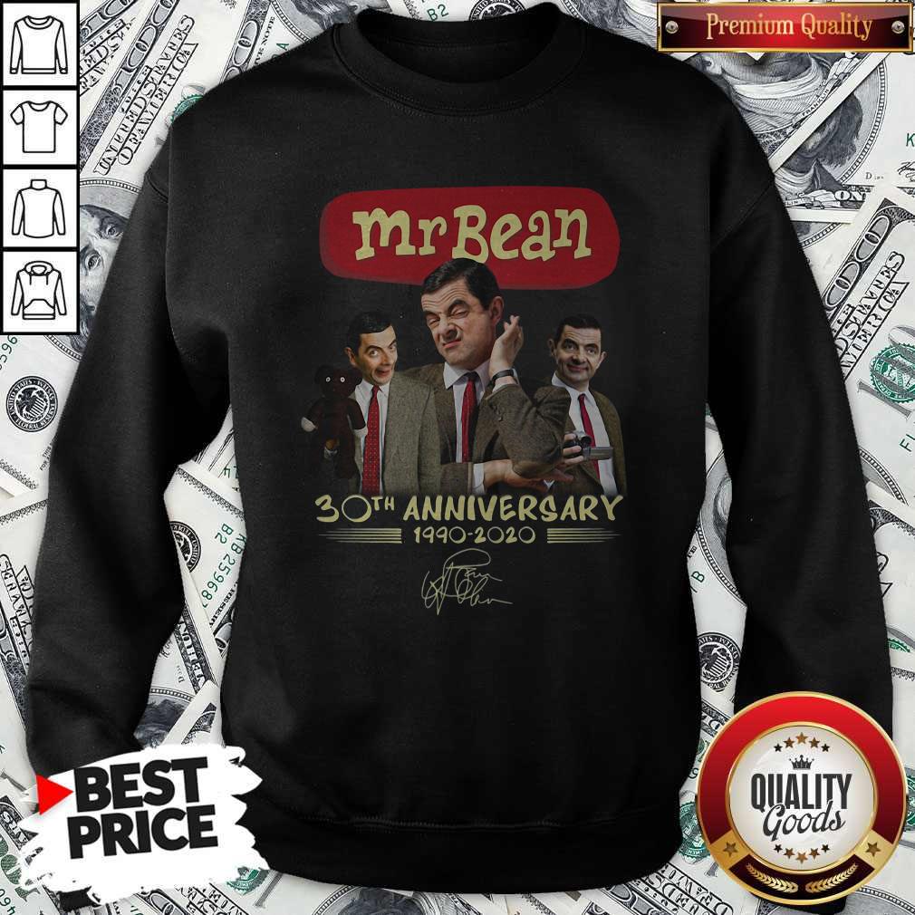 Mr Bean 30th Anniversary 1990 2020 Signature Sweatshirt 