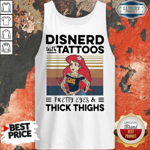 Nice Disnerd With Tattoos Pretty Eyes And Thick Thighs Vintage Tank Top