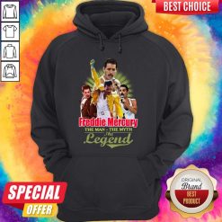 Nice Freddie Mercury The Man The Myth The Legend Thank You For The Memories Hoodie