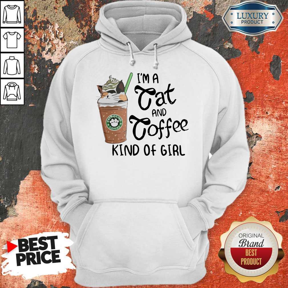 Pretty I’m A Cat And Coffee Kind Of Girl Hoodie