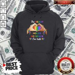This Heart Holds No Space for Hate LGBT Shirt Classic Hoodiea