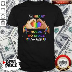 This Heart Holds No Space for Hate LGBT Shirt Classic Shirt