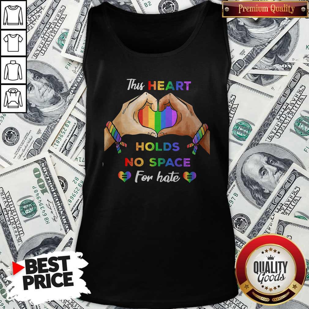 This Heart Holds No Space for Hate LGBT Shirt Classic Tank Top