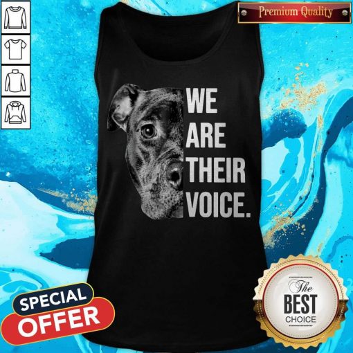 Top We Are Their Voice Tank Top