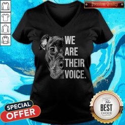 Top We Are Their Voice V-neck