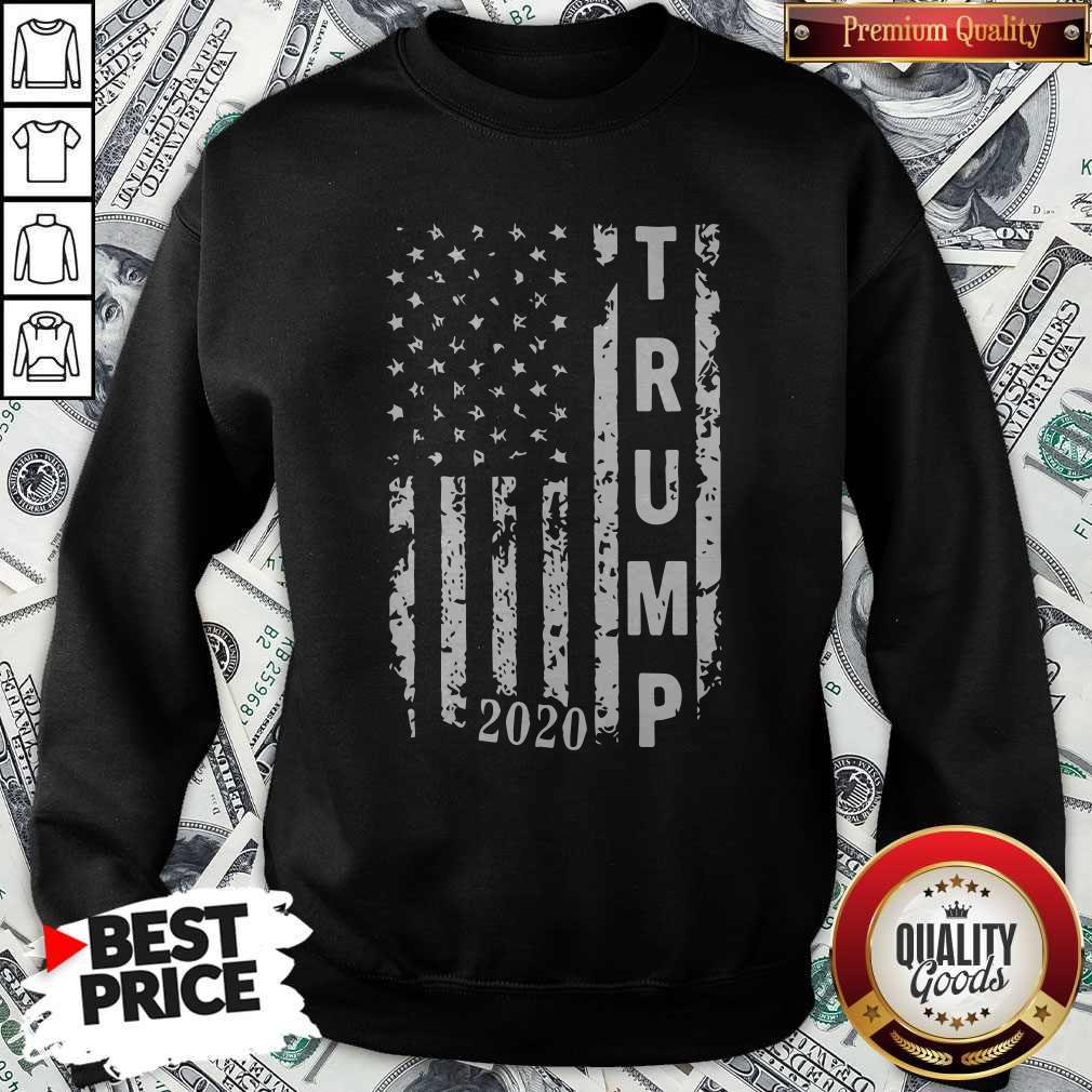 Trump 2020 Flag shirt Classic Sweatshirt 