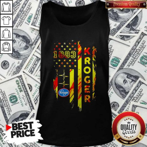 1883 Kroger Heartbeat American Flag Independence Day Tank Top