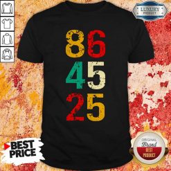 86 45 25 Anti Trump Vintage Shirt
