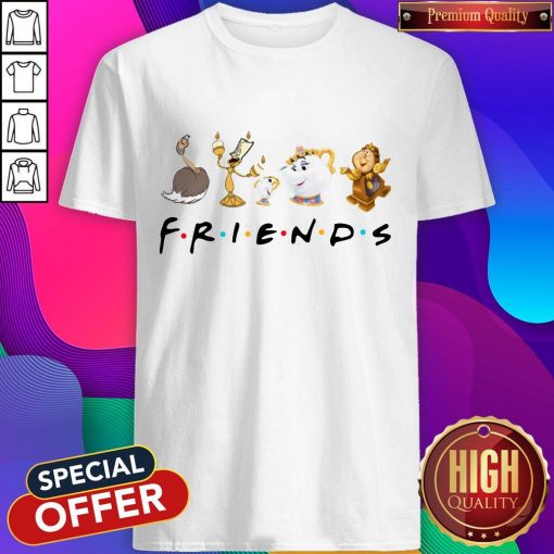 Beauty And The Beast Characters Friends Shirt