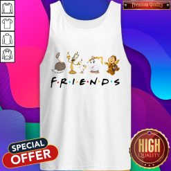 Beauty And The Beast Characters Friends Tank Top
