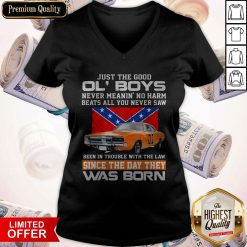 Just The Good Ol’ Boys Never Meanin’ No Harm Beats All You Never Saw Been In Trouble With The Law Since The Day They Was Born V-neck