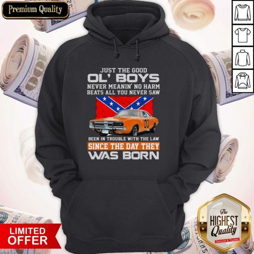 Just The Good Ol’ Boys Never Meanin’ No Harm Beats All You Never Saw Been In Trouble With The Law Since The Day They Was Born Hoodie