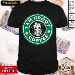Baby Groot I Am Groot Coffee Shirt