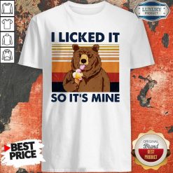 Bear Eat Ice I Licked It So It’s Mine Vintage Shirt