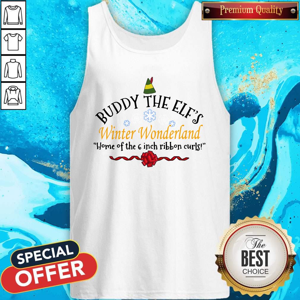 Buddy The Elf’s Winter Wonderland Home Of The 6 Inch Ribbon Curls Tank Top
