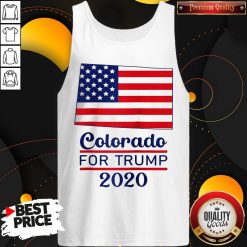 Colorado For Donald Trump 2020 Flag Tank Top