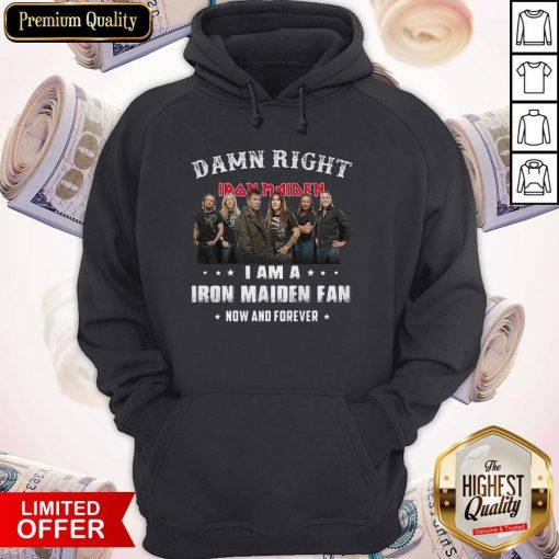 Damn Right I Am A Iron Maiden Fan Now And Forever Hoodie