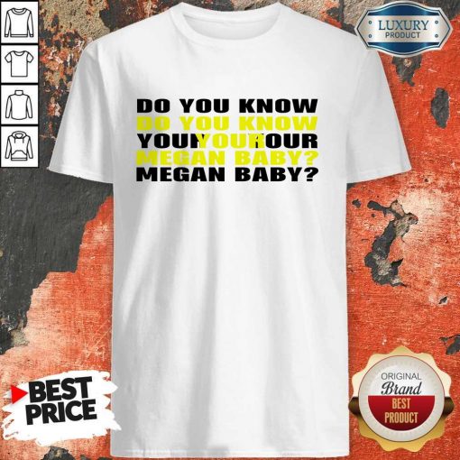 Do You Know Your Megan Baby Shirt