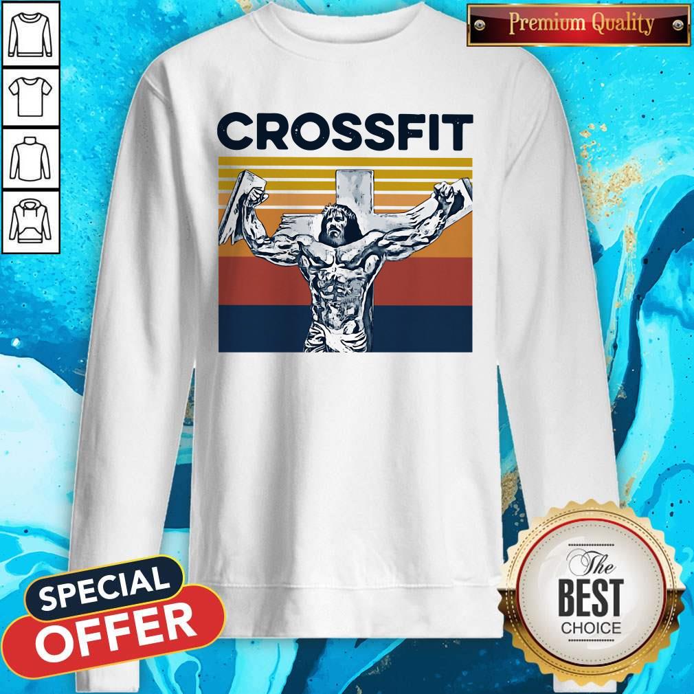Jesus Strong Crossfit Vintage Sweatshirt