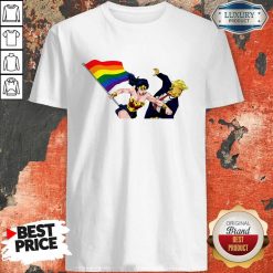 LGBT Wonder Woman Punch Trump Shirt
