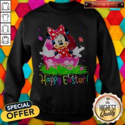 Minnie Mouse Easter Egg Happy Easter Sweatshirt