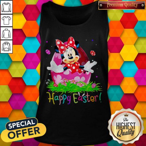 Minnie Mouse Easter Egg Happy Easter Tank Top
