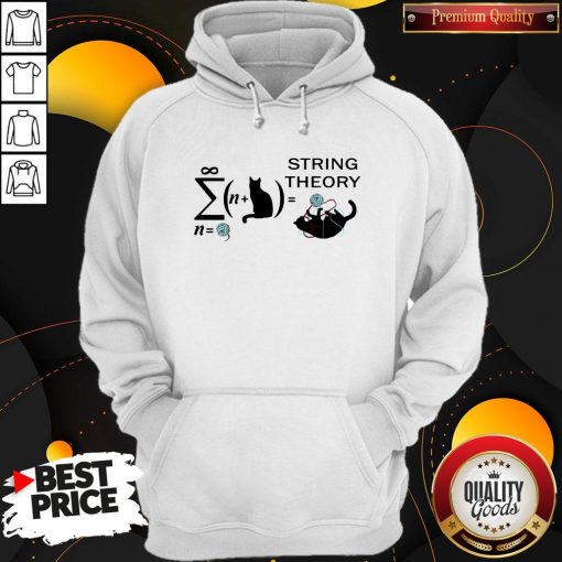Official Cat String Theory Hoodie