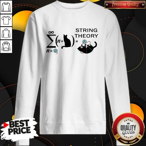 Official Cat String Theory Sweatshirt