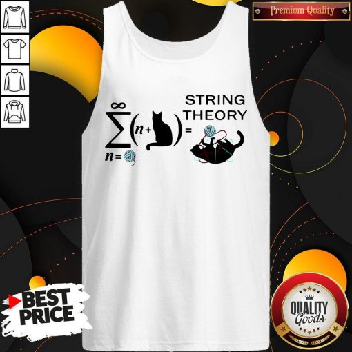 Official Cat String Theory Tank Top