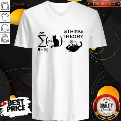 Official Cat String Theory V-neck