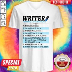 Official Creative Writer Naming Convention V-neck