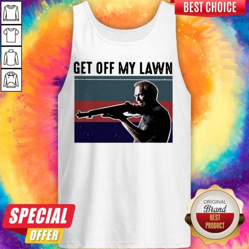 Official Get Off My Lawn Vintage Tank Top