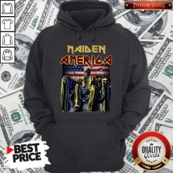 Official Maiden America Flag Hoodie