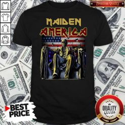 Official Maiden America Flag Shirt