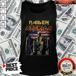 Official Maiden America Flag Tank Top