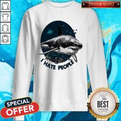 Official Shark I Hate People Sweatshirt