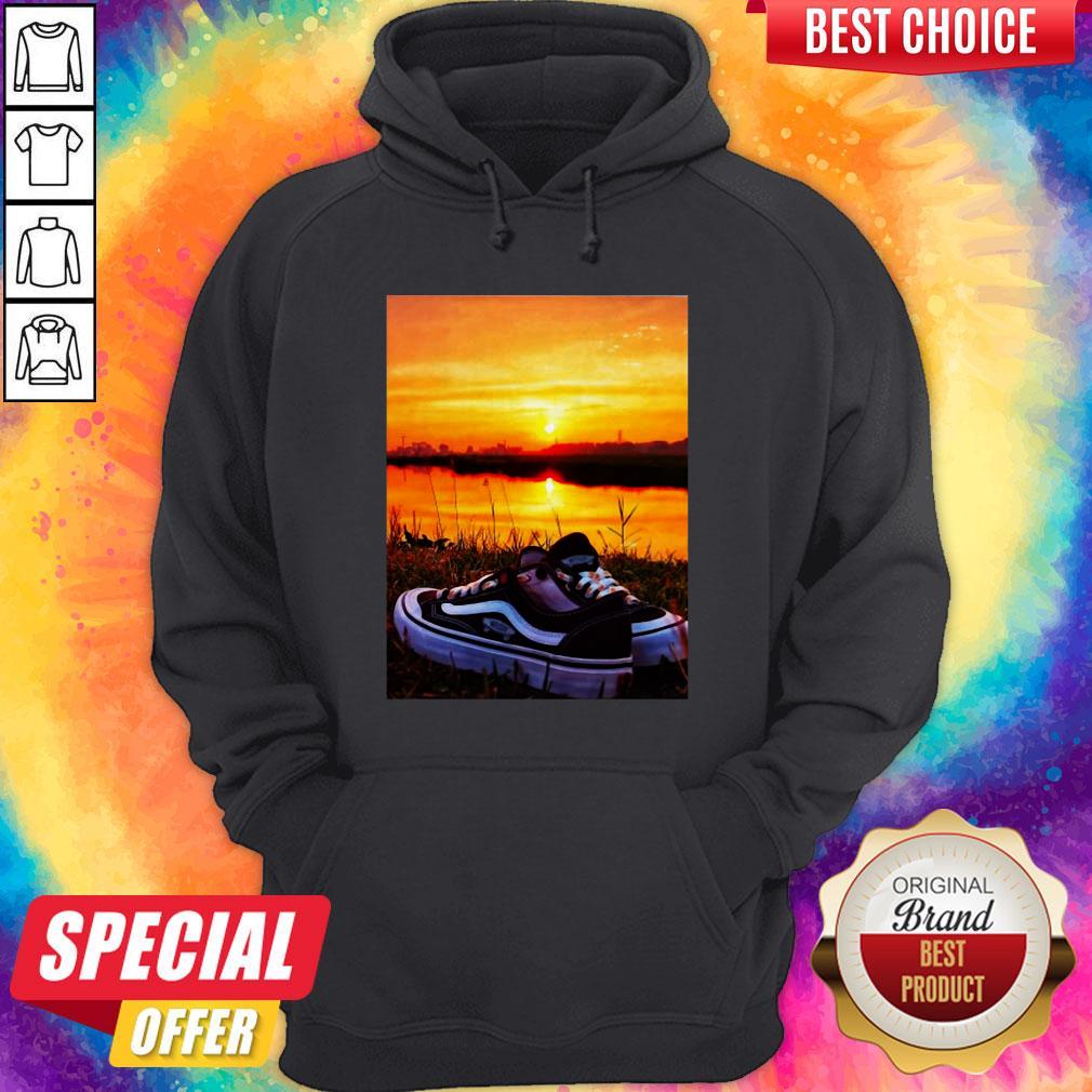 Official Sunset Sport Shoes Picture Hoodie