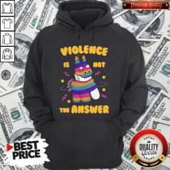 Painata Violence Is Not The Answer Hoodie