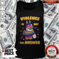 Painata Violence Is Not The Answer Tank Top