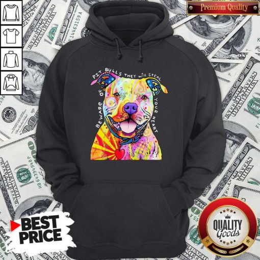 Pitbull Tattoo Beware Of PitBulls They Will Steal Your Heart Hoodie