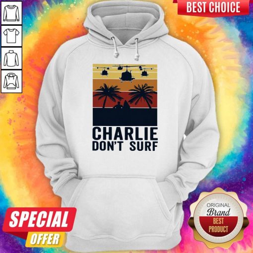 Premium Charlie Don't Surf Vintage Hoodie