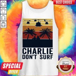 Premium Charlie Don't Surf Vintage Tank Top