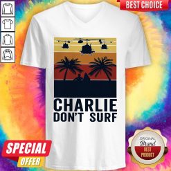 Premium Charlie Don't Surf Vintage V-neck